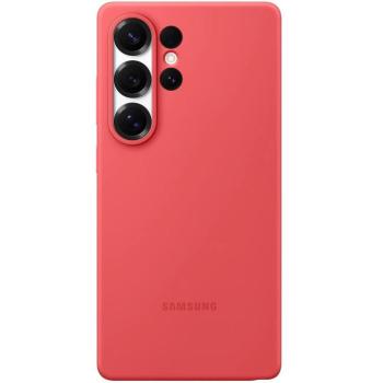 Samsung Galaxy S25 Ultra Silicone Cover, gyári szilikon tok, piros kép