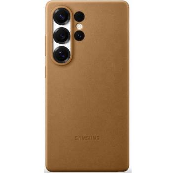 Samsung Galaxy S25 Ultra vegán gyári bőrtok, arany kép