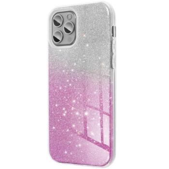 Samsung Galaxy S26 Plus SM-S947, Szilikon tok, csillogó, Forcell Shining, vörösarany/ezüst kép