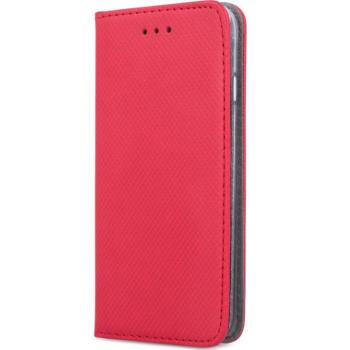 Samsung Galaxy S26 SM-S942, Oldalra nyíló tok, stand, Smart Magnet, piros kép