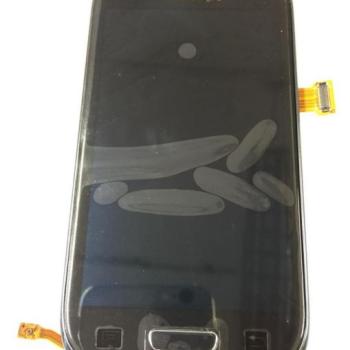 Samsung Galaxy S3 Mini LCD + érintőpanel kerettel, fekete, SM-I8190 kép