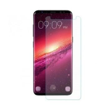 Samsung Galaxy S9 Plus SM-G965, Kijelzővédő fólia, ütésálló fólia (az íves részre NEM hajlik rá!), Tempered Glass (edzett üveg), Enkay, Clear kép