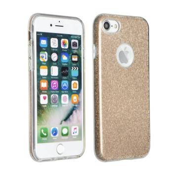 Samsung Galaxy S9 SM-G960, TPU szilikon tok, csillogó, Forcell Shining, arany kép