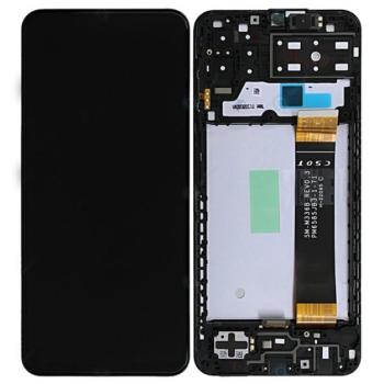 Samsung Galaxy SM-A135F A13 kompatibilis LCD kijelző, fekete kép