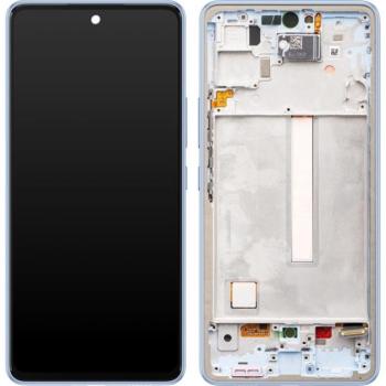 Samsung Galaxy SM- A536B A53 5G kompatibilis LCD kijelző, világoskék kép