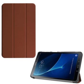 Samsung Galaxy Tab A 10.1 (2016) SM-T580 / T585, mappa tok, Trifold, barna kép