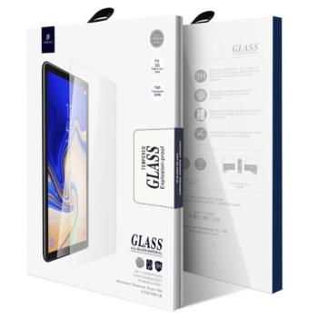 Samsung Galaxy Tab A 10.1 (2019) SM-T510 / T515, Kijelzővédő fólia, ütésálló fólia (az íves részre is!), Tempered Glass (edzett üveg), Anti Blue Ray, Dux Ducis, Clear kép