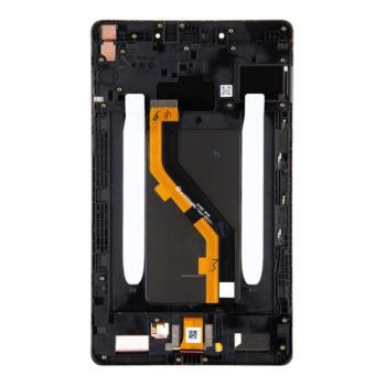Samsung Galaxy TAB A 8.0 (Wifi) LCD modul kerettel, OEM jellegű, fekete ( T290N ) kép