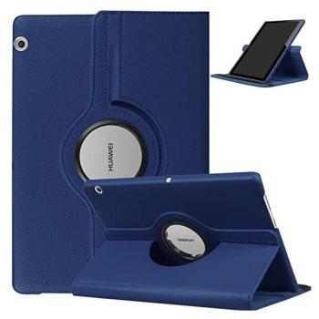 Samsung Galaxy Tab A9 Plus (11.0) / Tab A11 Plus (11.0) SM-X210 / X215 / X216B / X230 / X236B, mappa tok, elforgatható (360°), sötétkék kép
