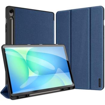 Samsung Galaxy Tab S10 FE Plus (13.1) SM-X620 / X626B, mappa tok, Trifold, érintőceruza tartó, Dux Ducis Domo, sötétkék kép