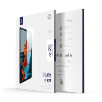 Samsung Galaxy Tab S7 11.0 / Tab S8 11.0 / Tab S9 11.0, Kijelzővédő fólia, ütésálló fólia (az íves részre is!), Tempered Glass (edzett üveg), 3D Full Cover, Dux Ducis, Clear kép