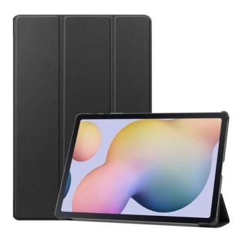 Samsung Galaxy Tab S7 Plus 12.4 / Tab S7 FE 12.4 / Tab S8 Plus 12.4, mappa tok, Trifold, fekete kép