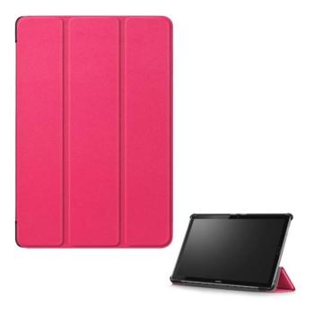 Samsung Galaxy Tab S7 Plus 12.4 / Tab S7 FE 12.4 / Tab S8 Plus 12.4, mappa tok, Trifold, magenta kép