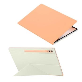 Samsung Galaxy Tab S9 Ultra 14.6 / Tab S10 Ultra 14.6 SM-X910 / X916B / X920 / X926B, mappa tok, mágneses rögzítés, érintőceruza tartó, Origami Smart Case, Samsung Smart Book Cover, narancssárga, gyári kép