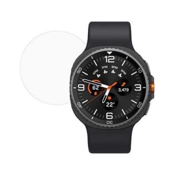 Samsung Galaxy Watch 8 (40 mm) SM-L320 / L325, Kijelzővédő fólia, ütésálló fólia (az íves részre nem hajlik rá!), Tempered Glass (edzett üveg), Clear kép