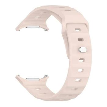 Samsung Galaxy Watch Ultra (47mm) SM-L705, szilikon pótszíj, légáteresztő, 3D homorú minta, rózsaszín kép