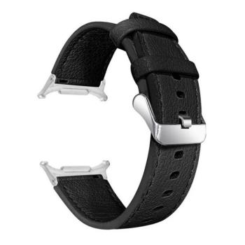 Samsung Galaxy Watch Ultra (47mm) SM-L705, valódi bőr pótszíj, állítható, fekete kép