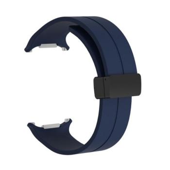Samsung Galaxy Watch Ultra mágneses szilikon óraszíj, 24mm, sötétkék kép
