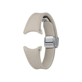 Samsung Galaxy Watch6 D-csatos hibrid ökobőr gyári szíj, S/M, szürkésbarna (ET-SHR93SAEGEU) kép