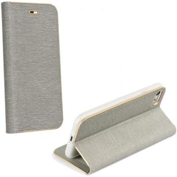 Samsung Galaxy Xcover 7 SM-G556B, Oldalra nyíló tok, stand, Luna Book, ezüst kép