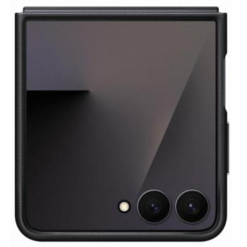 Samsung Galaxy Z Flip 7 KindSuit gyári vegán bőr tok, fekete kép
