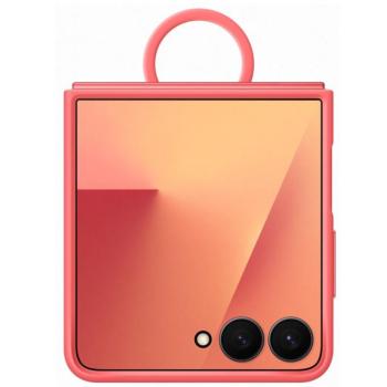 Samsung Galaxy Z Flip 7 Ring Silicone Cover gyári szilikon tok gyűrűvel, piros kép