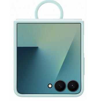 Samsung Galaxy Z Flip 7 Ring Silicone Cover gyári szilikon tok gyűrűvel, zöld kép