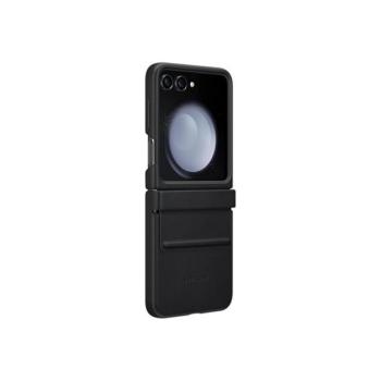 Samsung Galaxy Z Flip5 gyári Flap ECO bőr tok, fekete kép