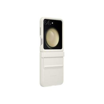 Samsung Galaxy Z Flip5 gyári Flap ECO bőr tok, krém kép