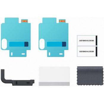 Samsung Galaxy Z Flip7 SM-F766B, Kijelzővédő fólia (az íves részre nem hajlik rá!), Előlapi kijelzőre, Clear Prémium, gyári, 2 db / csomag kép