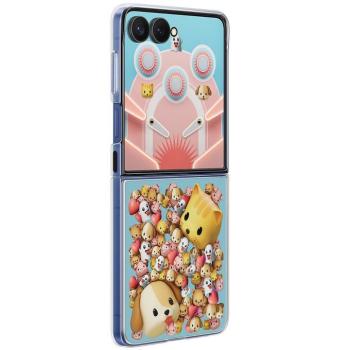 Samsung Galaxy Z Flip7 SM-F766B, Műanyag hátlap védőtok, cserélhető hátlap, Flip Suit, átlátszó, gyári kép