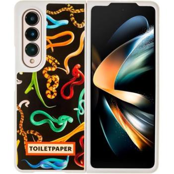 Samsung Galaxy Z fold4 Toiletpaper kígyó mintás gyári tok, fekete (GP-FPF936AMEBY) kép