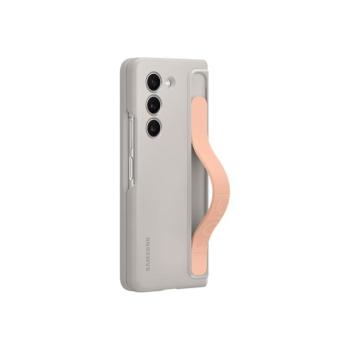 Samsung Galaxy Z Fold5 gyári Standing tok szíjjal, homok kép