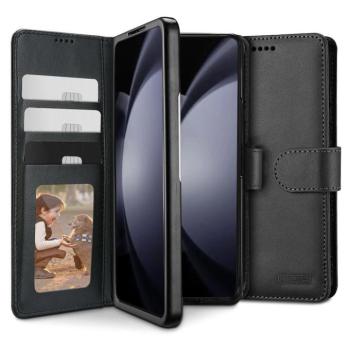 Samsung Galaxy Z Fold6 SM-F956B, Oldalra nyíló tok, stand, mágnes csattal, TP Wallett, fekete kép