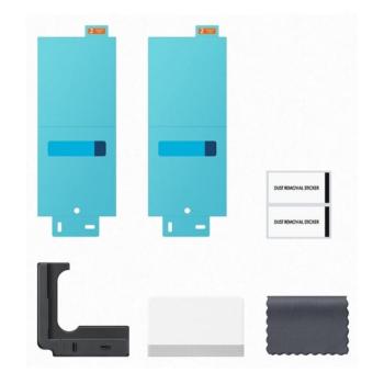 Samsung Galaxy Z Fold7 SM-F966B, Kijelzővédő fólia (az íves részre nem hajlik rá!), Előlapi kijelzőre, Clear Prémium, gyári, 2 db / csomag kép