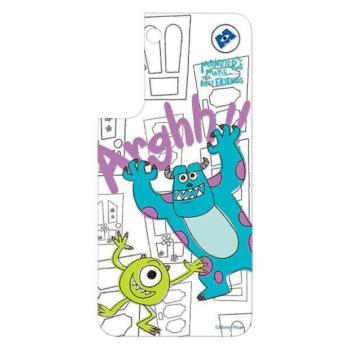 Samsung GP-TOS901HIAGW Frame Cover kompatibilis panel Samsung Galaxy S22 Disney Monsters - fehér kép