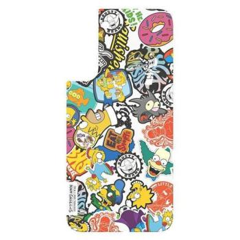 Samsung GP-TOU021HOQYW Frame Cover kompatibilis panel Samsung Galaxy S22 Plus Simpsons Faces - fehér kép