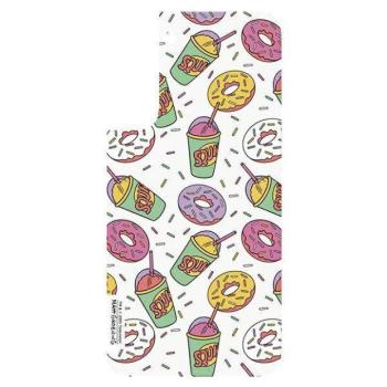 Samsung GP-TOU021HOVPW Frame Cover kompatibilis panel Samsung Galaxy S22 Simpsons Donut - fehér kép