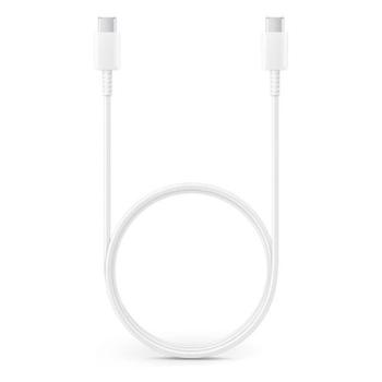 Samsung gyári USB Type-C - USB Type-C adat- és töltőkábel 100 cm-es vezetékkel -EP-DA705BWE - fehér (ECO csomagolás) kép