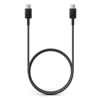 Samsung gyári USB Type-C - USB Type-C adat- és töltőkábel 100 cm-es vezetékkel -EP-DA905BBE - fekete (ECO csomagolás) kép