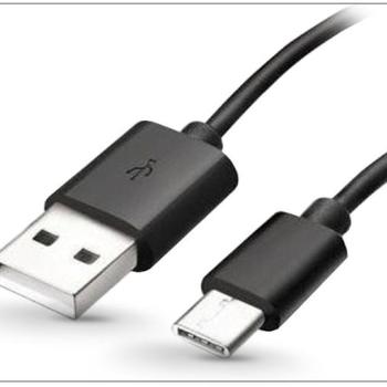 Samsung gyári USB - USB Type-C adat- és töltőkábel 110 cm-es vezetékkel -EP-DG950CBE - fekete (ECO csomagolás) kép