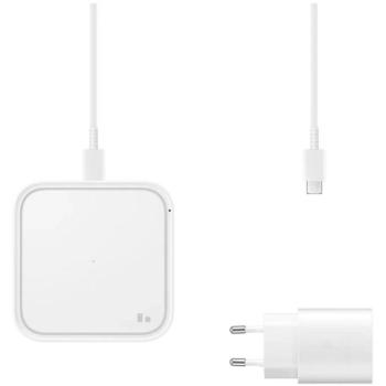 SAMSUNG hálózati töltő állomás Type-C aljzat (15W, gyorstöltés támogatás, QI Wireless + hálózati töltő) FEHÉR Apple iPhone 7 4.7, Apple iPhone 7 Plus 5.5, Asus Zenfone 3 5.5 (ZE552KL), kép