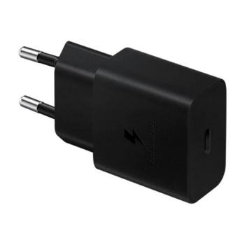 SAMSUNG hálózati töltő Type-C aljzat (5V / 2000 mA, 15W, gyorstöltés támogatás) FEKETE Apple iPhone 7 4.7, Apple iPhone 7 Plus 5.5, Asus Zenfone 3 5.5 (ZE552KL), Honor 8, Sony Xperia X Compact kép