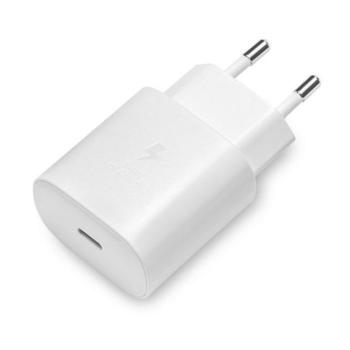 SAMSUNG hálózati töltő Type-C aljzat (5V / 3000mA, 25W, EP-TA800EWE, PD gyorstöltés támogatás) FEHÉR Apple iPhone 7 4.7, Apple iPhone 7 Plus 5.5, Asus Zenfone 3 5.5 (ZE552KL), Honor 8, Sony X kép