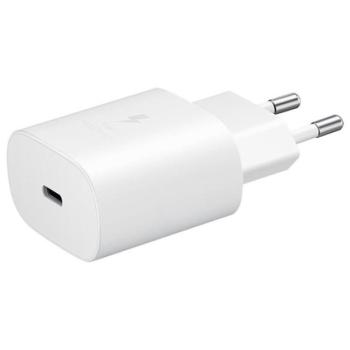 SAMSUNG hálózati töltő Type-C aljzat (5V / 3000mA, 25W, PD gyorstöltés támogatás) FEHÉR Apple iPhone 7 4.7, Apple iPhone 7 Plus 5.5, Asus Zenfone 3 5.5 (ZE552KL), Honor 8, Sony Xperia X Compa kép