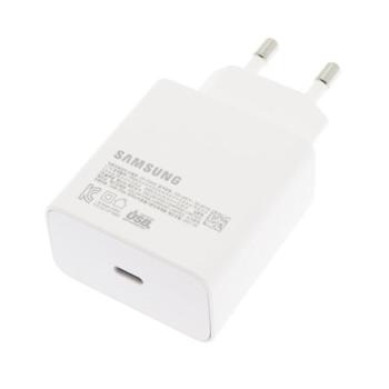 SAMSUNG hálózati töltő Type-C aljzat (5V/3A, 65W, gyorstöltő) FEHÉR kép
