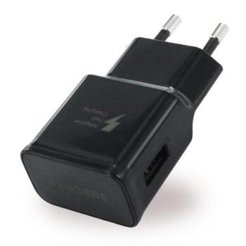 SAMSUNG hálózati töltő USB aljzat (5V/2A, EP-TA20EBE, gyorstöltő) FEKETE kép