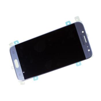 Samsung J530 Galaxy J5 2017 kompatibilis LCD modul, OEM jellegű, ezüst/kék kép