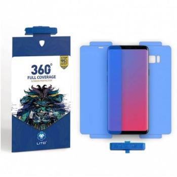 Samsung J6 2018 Lito 360 Full Coverage Elő és Hátlapi Ütésálló Nano TPU Fólia kép