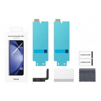 SAMSUNG képernyővédő fólia 2db (törlőkendő, felhelyezést segítő keret, külső kijelzőre) ÁTLÁTSZÓ Samsung Galaxy Z Fold5 5G (SM-F946) kép